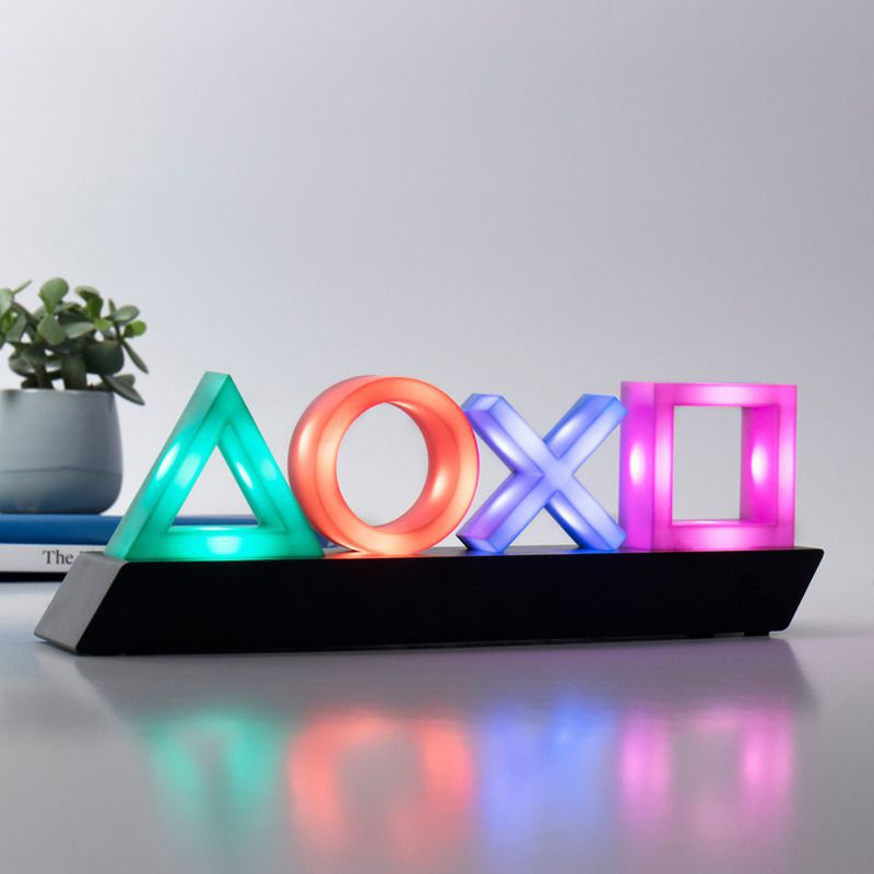 Playstation Icons Light with 3 Light Modes - Music Reactive Game Room Lighting Video Game Light Accessories